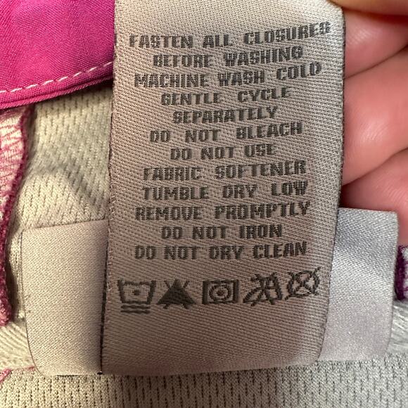 Free Country Jacket WMNS L Fuchsia Pink Zip Up Hooded Lightweight Coat Overcoat - Picture 9 of 9